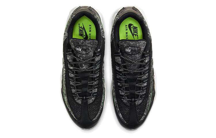 Nike Air Max 95 M2Z2 'Recycled Wool Pack - Black Electric Green' Black/Electric Green/Smoke Grey/Light Bone CV6899-001 sneakmarks