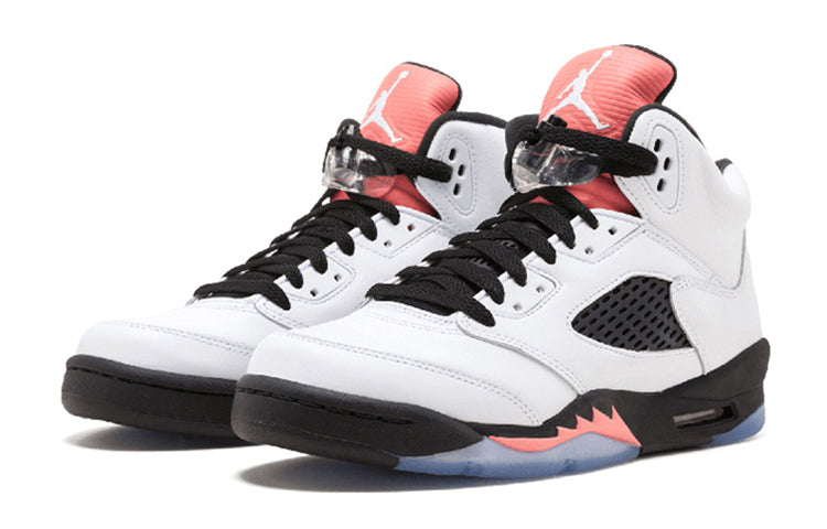 Air Jordan 5 Retro'Sunblush' GS White/Black-Sunblush 440892-115