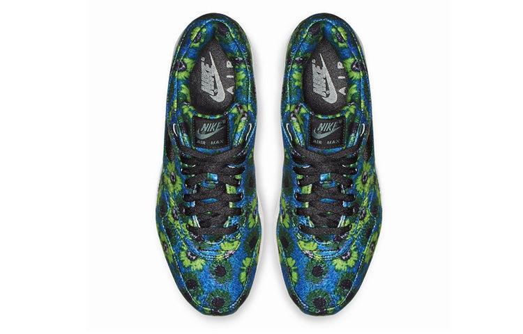 Nike Air Max 1 Premium SE 'Floral Mowabb' Oil Grey/Oil Grey/Volt/Cargo Khaki 858876-002 KICKSOVER