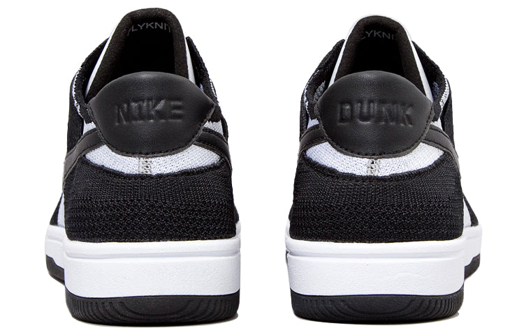 Nike Dunk Low Flyknit White Black 917746-100