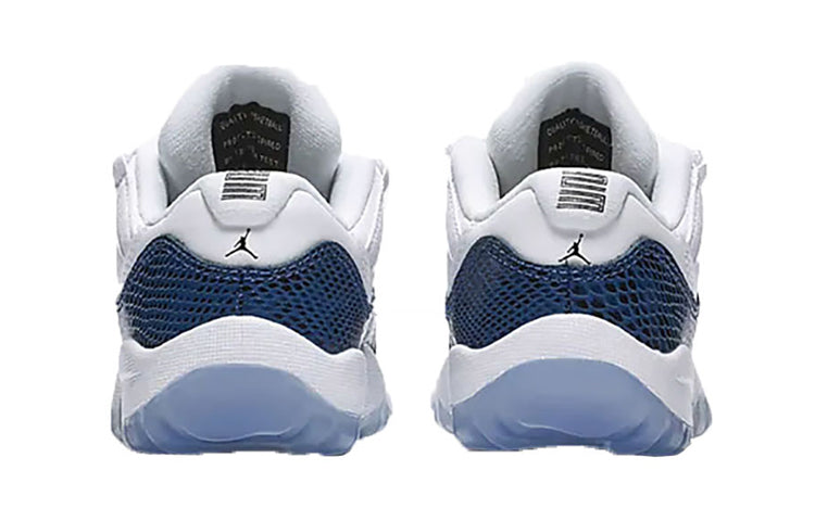 Air Jordan 11 Retro Low PS 'Navy Snakeskin' 2019 White/Black-Navy CD6848-102