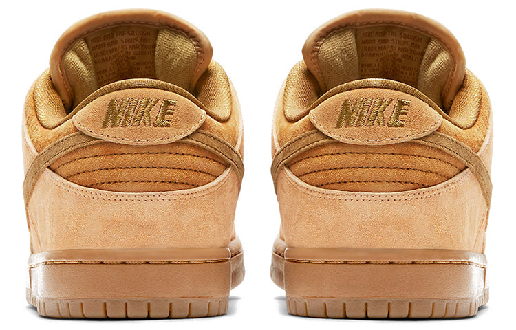 Nike SB Skateboard Dunk Low 'Reverse Reese Forbes Wheat' Dune/Twig-Wheat-Gum Medium Brown 883232-700