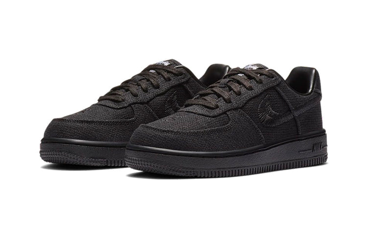 Nike Stussy x Air Force 1 Low PS 'Black' Black/Black/Black DD1578-001 KICKSOVER