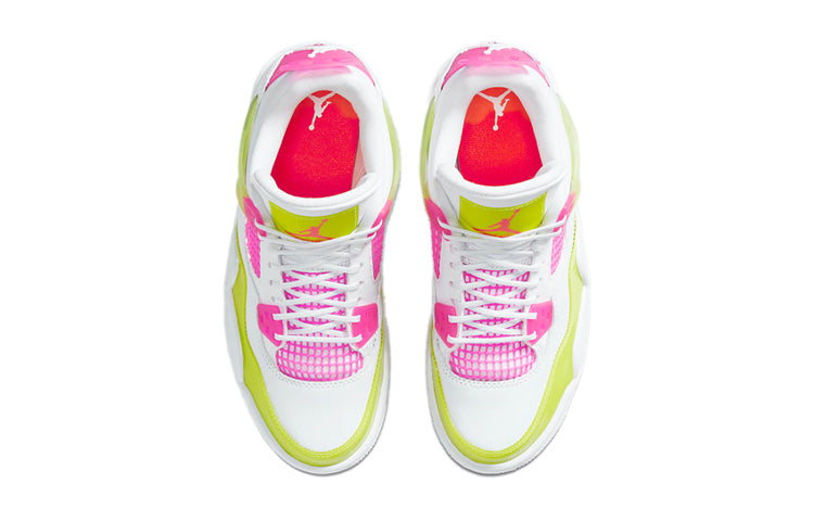 Air Jordan 4 Retro GS White Lemon Pink CV7808-100