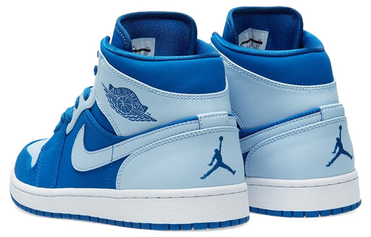 Air Jordan 1 Mid Team Royal/Ice Blue-White 554724-400