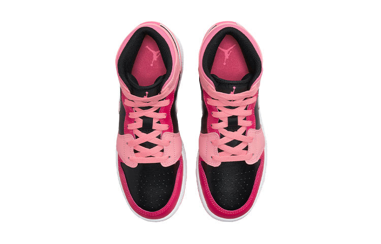 Air Jordan 1 Mid Coral Chalk (GS) 554725-662