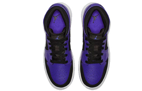 Air Jordan 1 Mid GS Black Dark Concord 554725-051