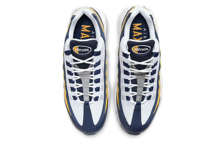 Nike Air Max 95 'Michigan' Midnight Navy/University Gold/Wolf Grey/White CZ0191-400 sneakmarks