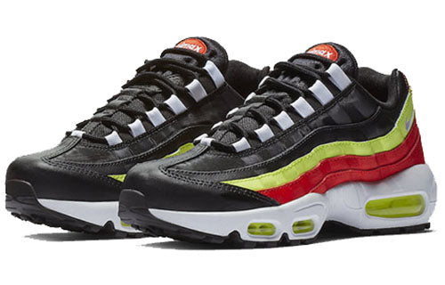 Nike Womens Air Max 95 Black Neon Red 307960-019 sneakmarks