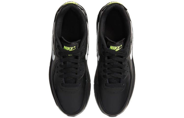 Nike Air Max 90 GS 'Black Volt' Black/Volt/Light Smoke Grey CV9608-001 KICKSOVER