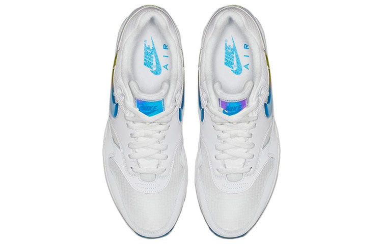 Nike Air Max 1 SE 'Jewel Swoosh' White/Lime Blast/Photo Blue AO1021-101 KICKSOVER