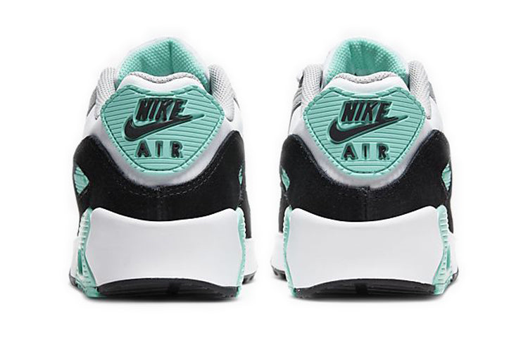 Nike Air Max 90 Leather'Hyper Turquoise' GS White/Particle Grey/Hyper Turquoise/Black CD6864-102 KICKSOVER