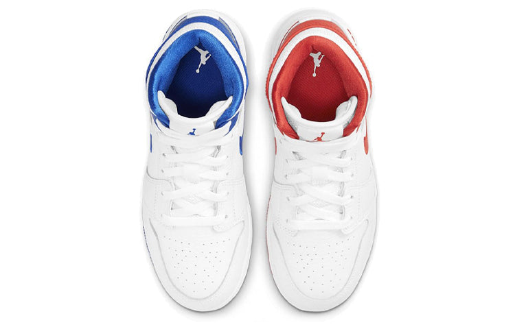 Air Jordan 1 Mid 85 GS White Red Blue DH0200-100