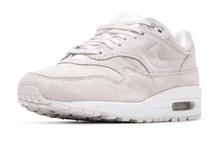 Nike Womens Air Max 1 Premium 'Summit White' Summit White/Summit White/Platinum Tint 454746-111 KICKSOVER