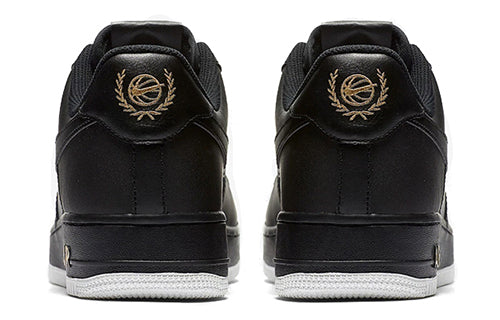 Nike Air Force 1 Low '07 'Leaf Crest Logo' Black/Black-Summit White AA4083-014 KICKSOVER