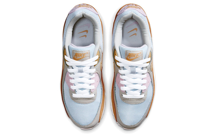 Womens Air Max 90 'White Sesame' White/Twine/Light Orewood Brown/Sesame DD6615-100 KICKSOVER