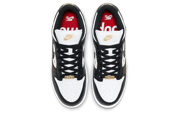 Nike SB Skateboard Dunk Low x Supreme White Black DH3228-102