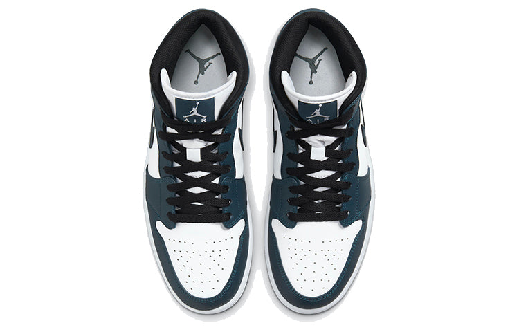 Air Jordan 1 Mid Dark Teal 554724-411