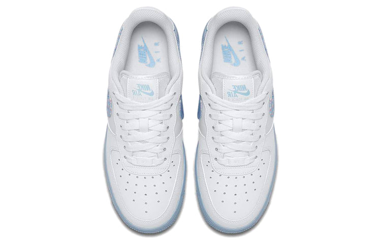 Nike Womens Air Force 1 Low 'Hydrogen Blue' White/Hydrogen Blue/Laser Blue CZ0377-100 KICKSOVER