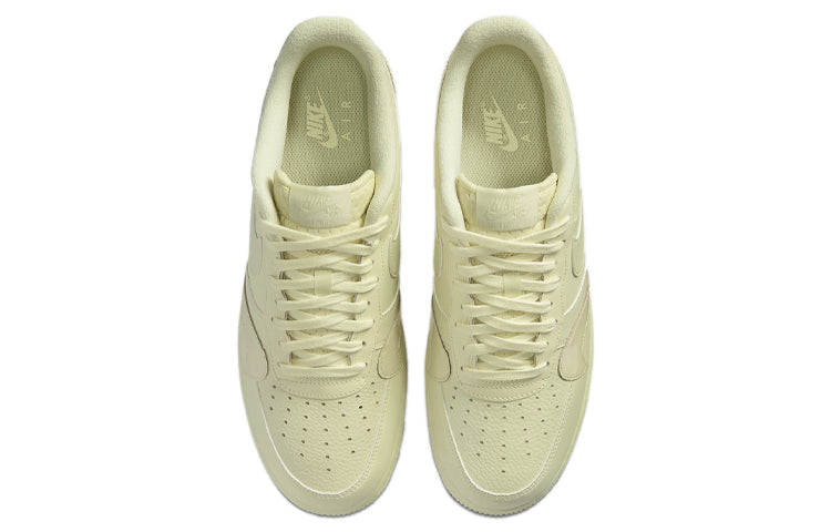 Nike Air Force 1 Low 'Misplaced Swoosh - Pale Yellow' Pale Yellow/Pale Yellow/Pale Yellow CK7214-700 KICKSOVER