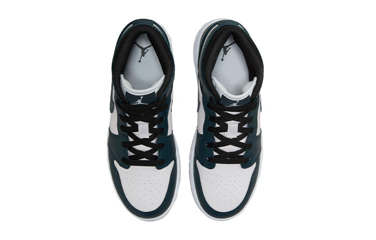 Air Jordan 1 Mid (GS) Dark Teal 554725-411