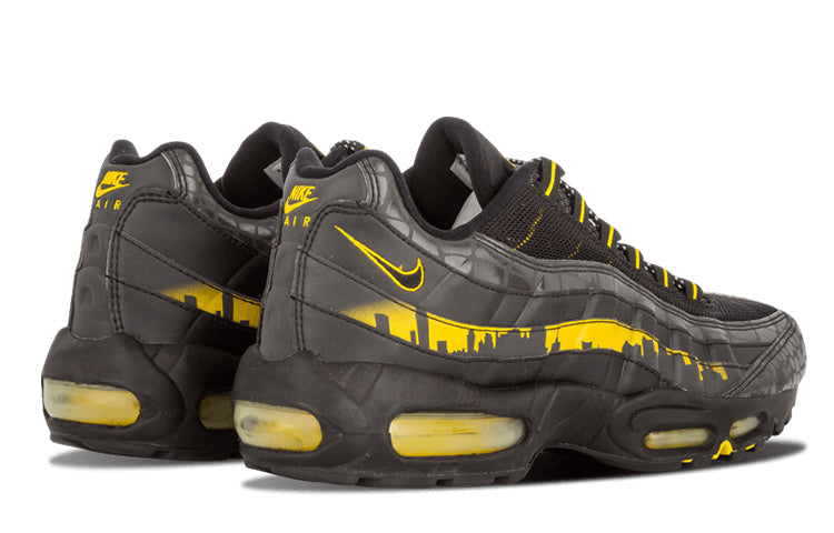 Nike Air Max 95 Premium 'Nyc Blackout' Black/Black-Varwsity Maize 330795-001 sneakmarks