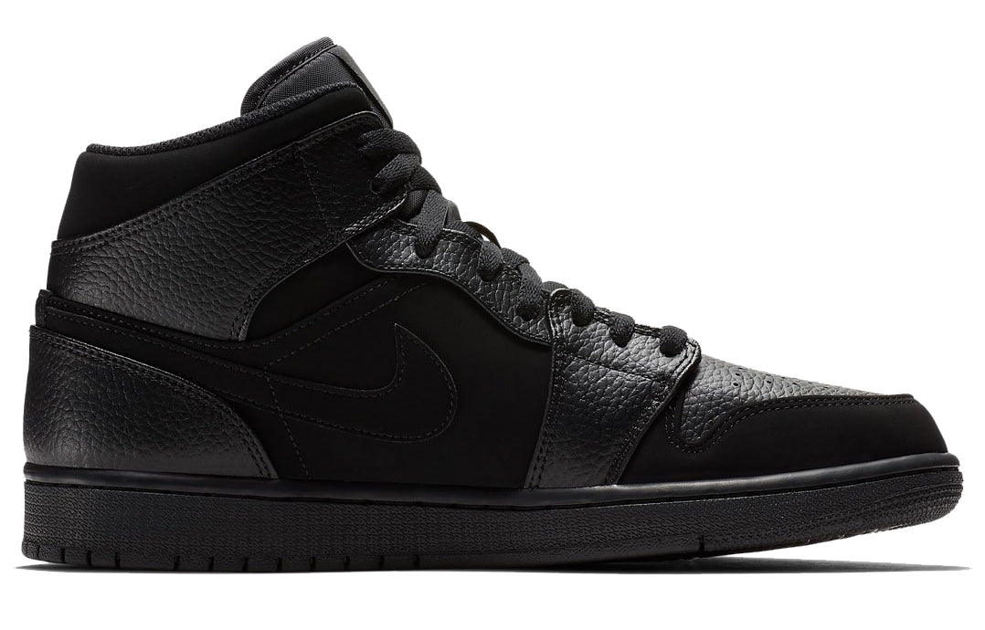 Air Jordan 1 Mid Black 554724-064