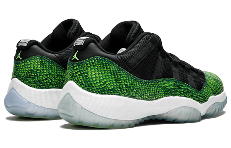 Air Jordan 11 Retro Low Green Snakeskin 528895-033