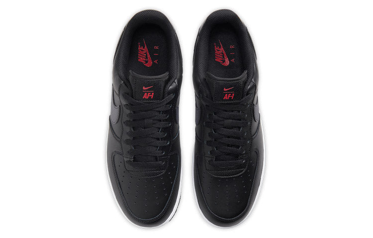 Nike Air Force 1 Low 'Technical Stitch - Bred' Black/Red/White DD7113-001 KICKSOVER