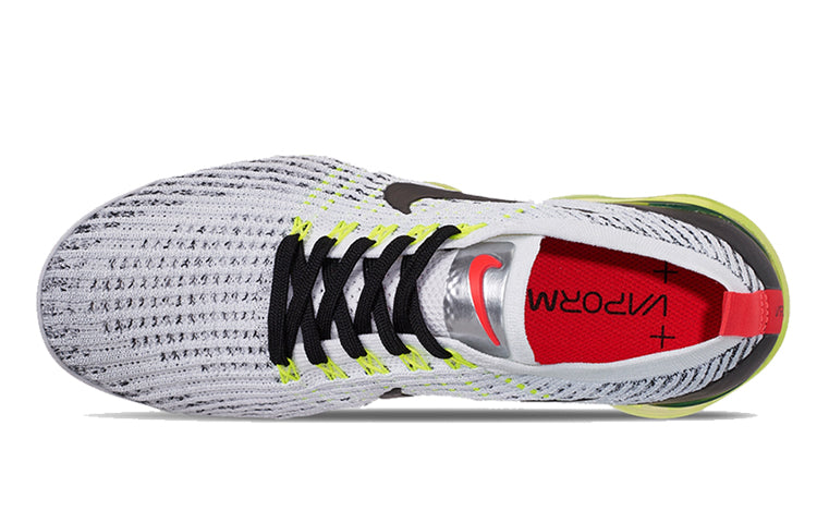 Nike Air VaporMax Flyknit 3 White Black Volt AJ6900-100