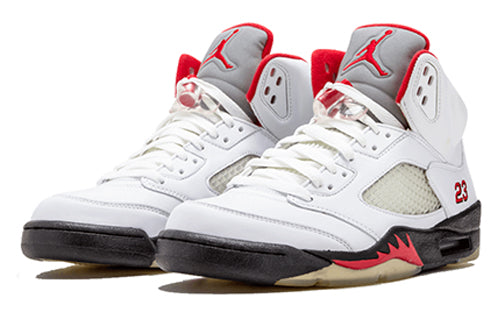 Air Jordan 5 Retro 'Countdown Pack' White/Fire Red-Black 136027-163