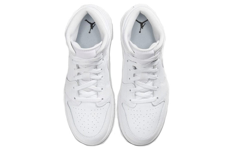 Air Jordan 1 Mid GS White 554725-126