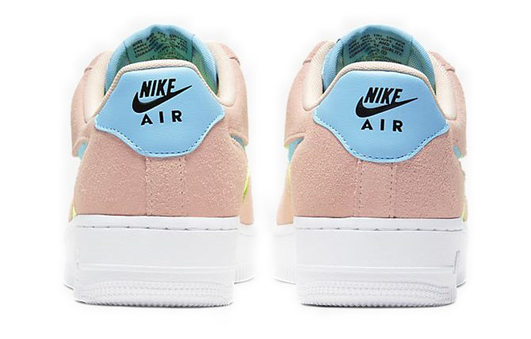 Nike Womens Air Force 1 Low '07 SE 'Coral Aqua' Washed Coral/Ghost Green/Black/Oracle Aqua CJ1647-600 KICKSOVER