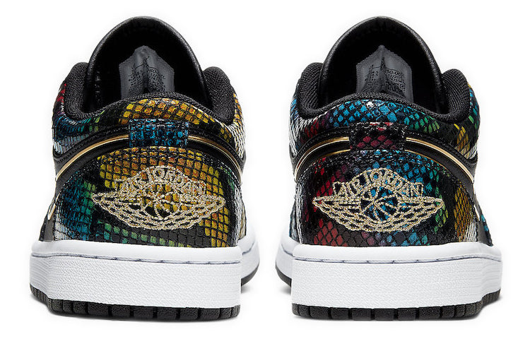 Womens WMNS Air Jordan 1 Low Multicolor Snakeskin CW5580-001