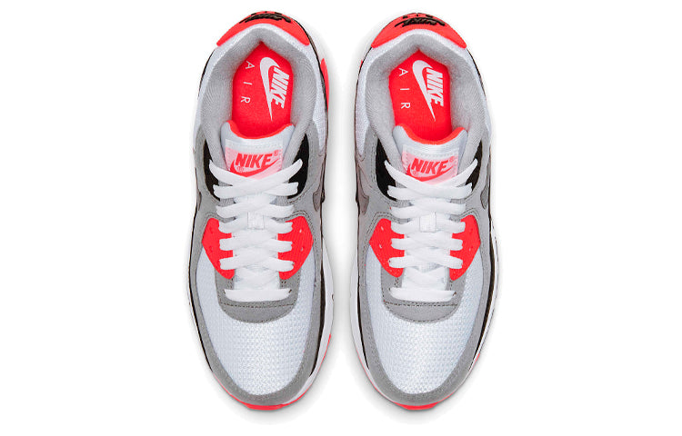 Nike Air Max 90 GS 'Infrared' 2020 White/Black/Cool Grey/Radiant Red DC8334-100 KICKSOVER