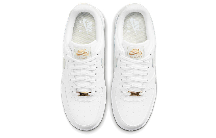 Nike Womens Air Force 1 Low White Grey Gold CZ0270-106 KICKSOVER