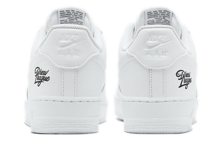 Nike Air Force 1 Low 'Drew League' White/White/Black CZ4272-100 KICKSOVER