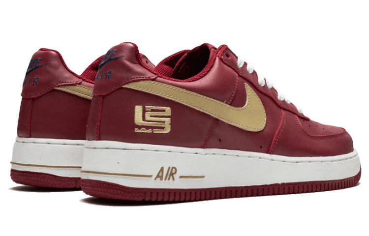 Nike Air Force 1 Low 'LeBron James' Varsity Crimson/Jersey Gold-Coll Navy 306353-671 KICKSOVER