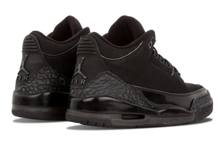 Air Jordan 3 Retro 'Black Cat' Black/Dark Charcoal-Black 136064-002