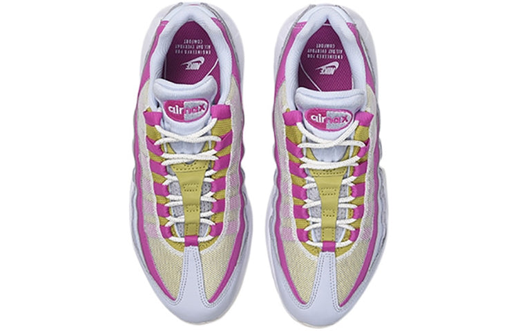 Nike Womens Air Max 95 'Fire Pink' Football Grey/Saffron Quartz/Fire Pink CI3710-001 sneakmarks