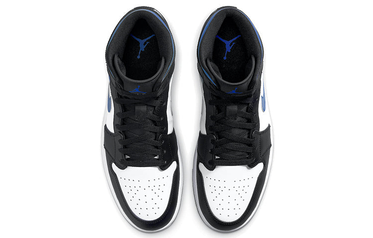 Air Jordan 1 Mid White Black Royal 554724-140