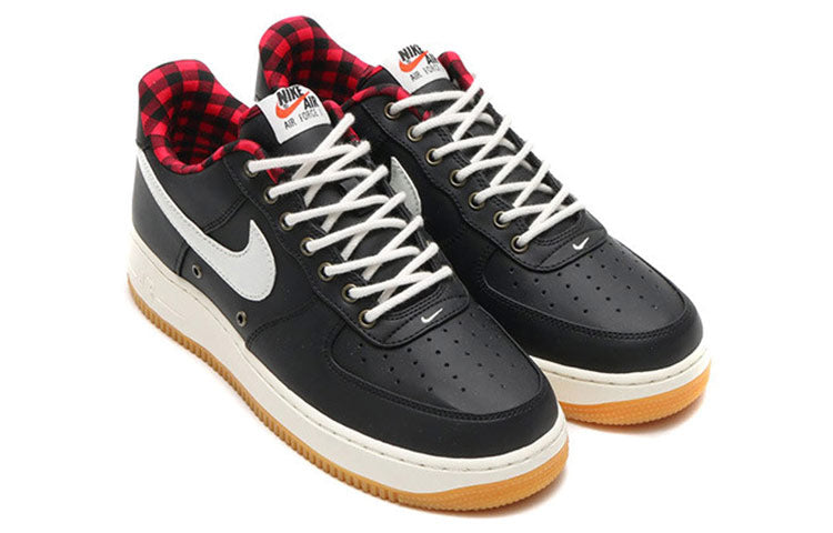 Nike Air Force 1 Low '07 LV8 'Lumberjack Pack' Black/Sail/Action Red/Gum Light Brown 718152-015 KICKSOVER