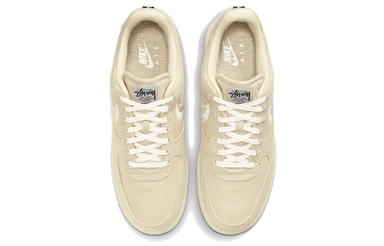 Nike Stussy x Air Force 1 Low 'Fossil' Fossil Stone/Sail/Off White CZ9084-200 KICKSOVER