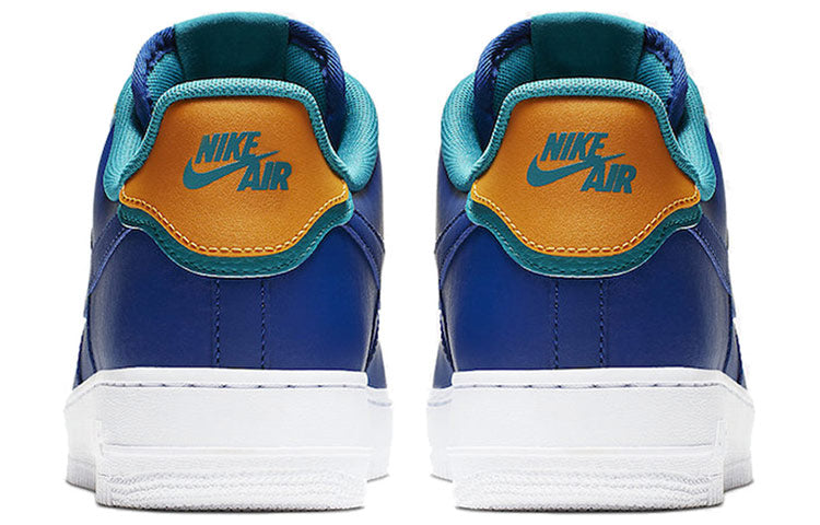 Nike Air Force 1 Low 'Double Layered - Indigo Force' Indigo Force/Canyon Gold-Spirit Teal-Indigo Force AO2439-401 KICKSOVER