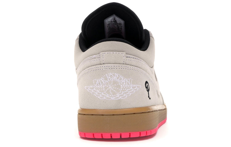 Nike Sneaker Politics x Air Jordan 1 Low 'Block Party' White/White-Gum Yellow CQ3587-119