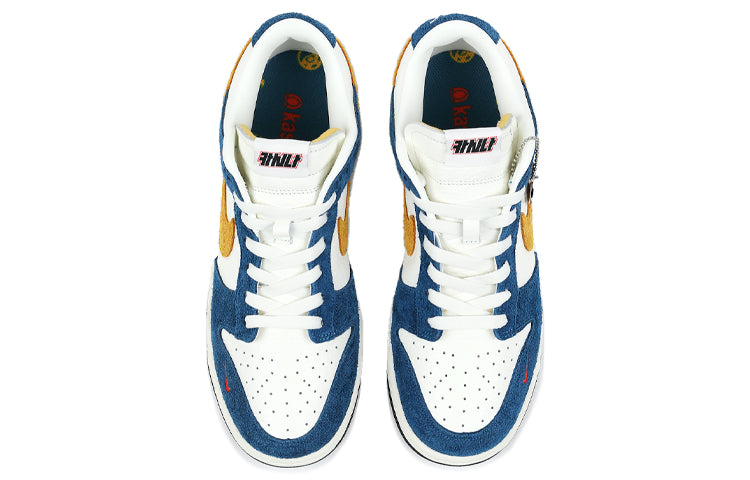 Nike Kasina x Dunk Low '80s Bus' Sail/University Gold/Industrial Blue CZ6501-100