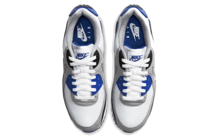 Nike Air Max 90 'Hyper Royal' White/Particle Grey/Hyper Royal/Black CD0881-102 KICKSOVER