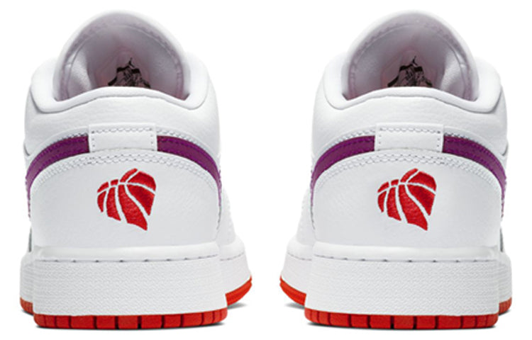 Air Jordan 1 Low GS White Berry 554723-161