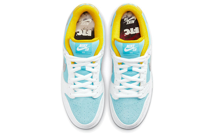 Nike FTC x SB Skateboard Dunk Low Pro QS 'Lagoon Pulse' DH7687-400