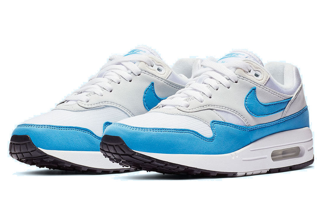 Nike Womens Air Max 1 'University Blue' White/University Blue/Neutral Grey BV1981-100 KICKSOVER